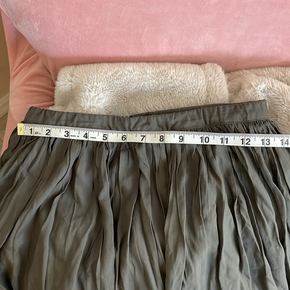 MIA JOY by JOYFOLIE Ada Hunter Dark Green Tiered Peasant Tulle Maxi Skirt XS - Picture 5 of 6